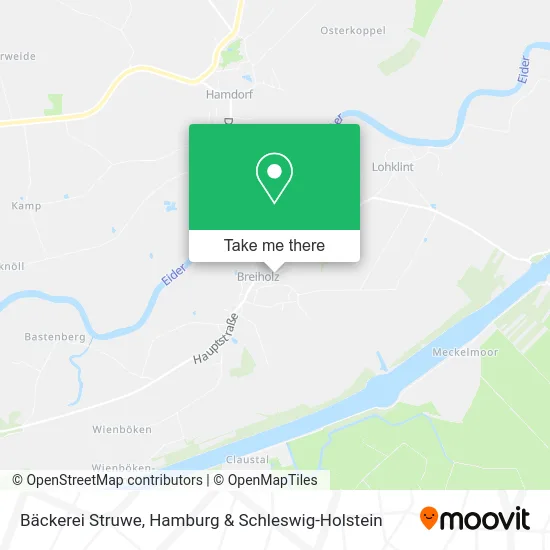 Карта Bäckerei Struwe