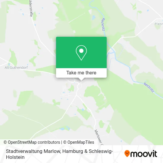 Карта Stadtverwaltung Marlow