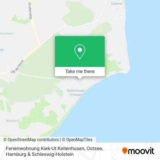 Карта Ferienwohnung Kiek-Ut Kellenhusen, Ostsee