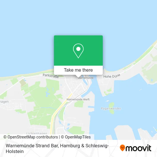 Карта Warnemünde Strand Bar