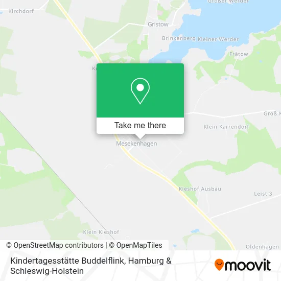 Карта Kindertagesstätte Buddelflink