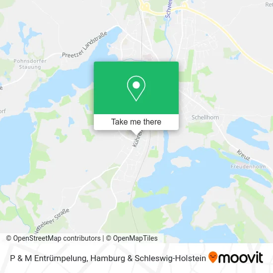 P & M Entrümpelung map