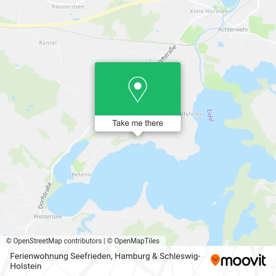 Карта Ferienwohnung Seefrieden
