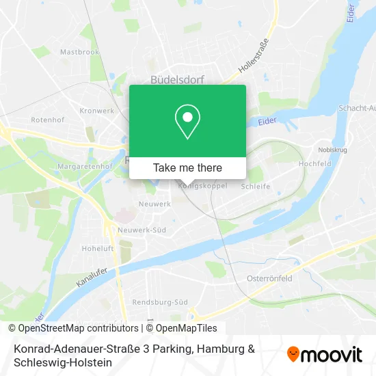 Карта Konrad-Adenauer-Straße 3 Parking