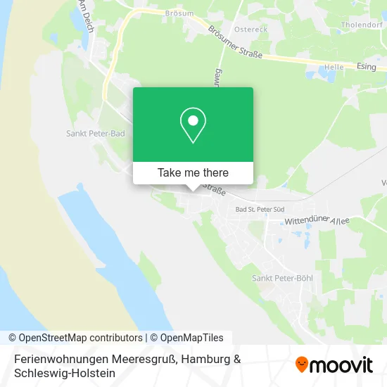 Карта Ferienwohnungen Meeresgruß