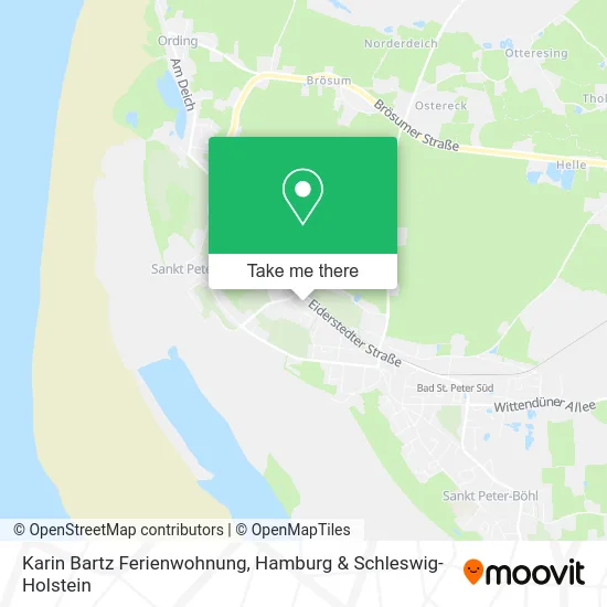Karin Bartz Ferienwohnung map