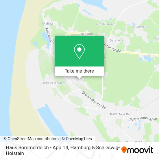 Haus Sommerdeich - App.14 map