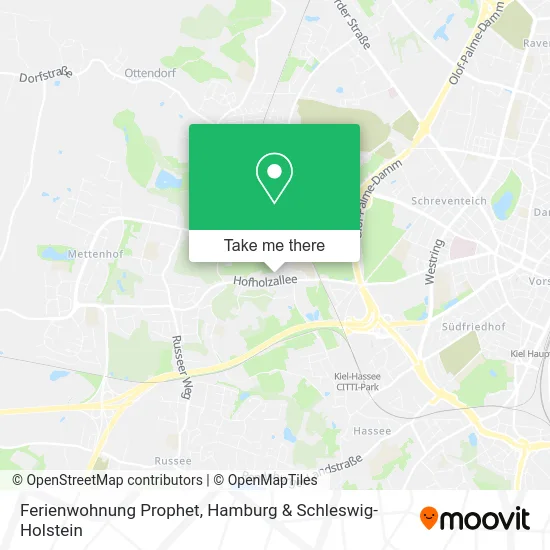 Карта Ferienwohnung Prophet