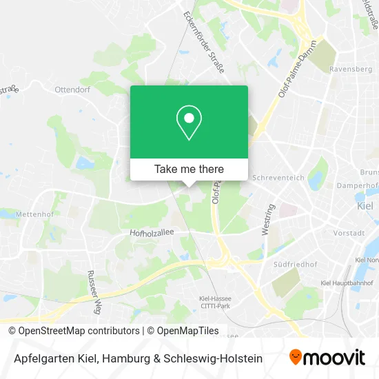 Карта Apfelgarten Kiel