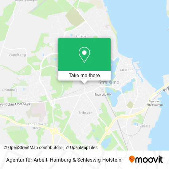 Карта Agentur für Arbeit
