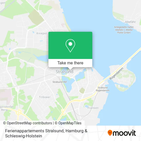 Карта Ferienappartements Stralsund