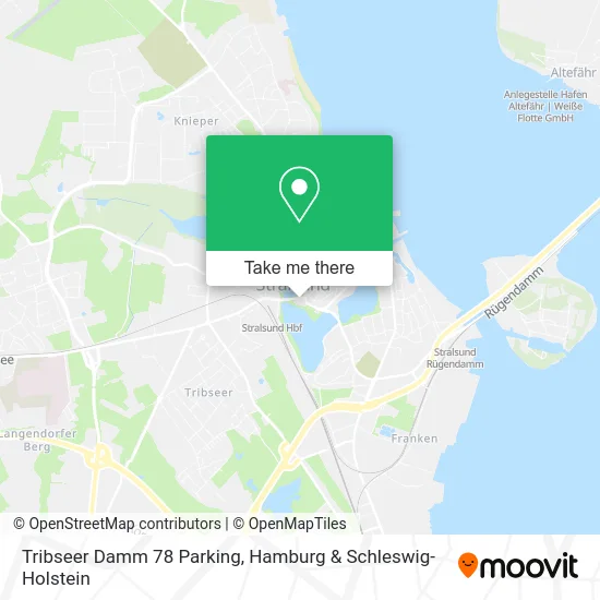 Карта Tribseer Damm 78 Parking