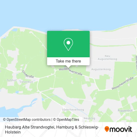 Карта Haubarg Alte Strandvogtei