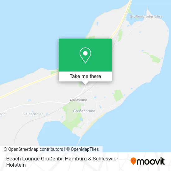Карта Beach Lounge Großenbr
