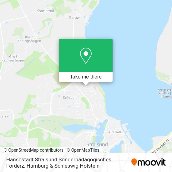 Карта Hansestadt Stralsund Sonderpädagogisches Förderz