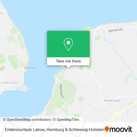 Карта Erlebnisurlaub Laboe