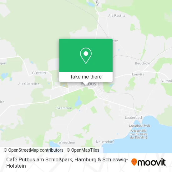 Café Putbus am Schloßpark map