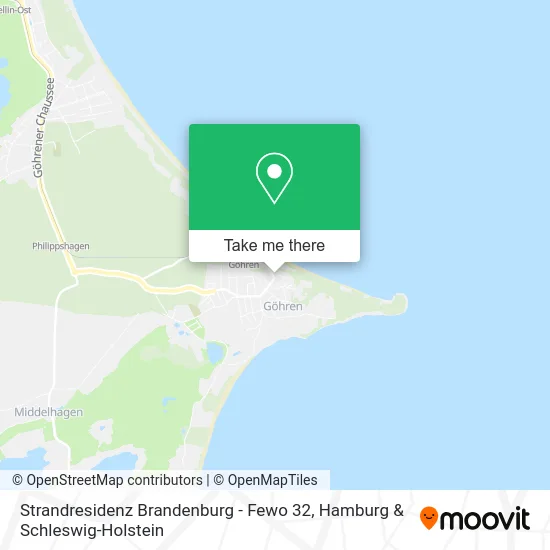 Карта Strandresidenz Brandenburg - Fewo 32