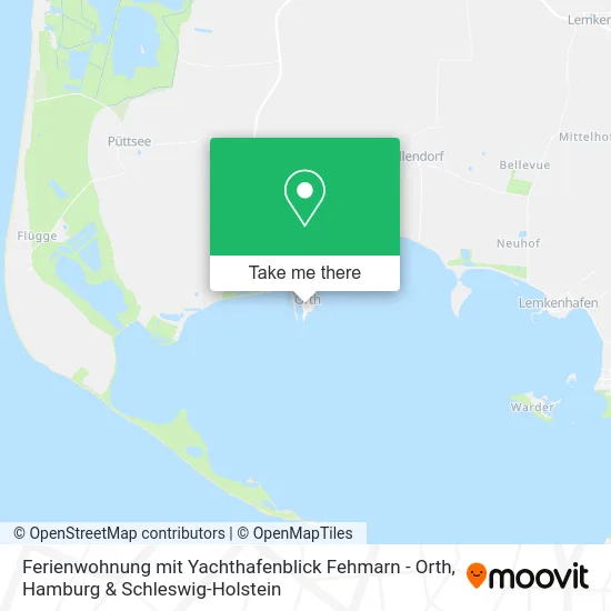 Ferienwohnung mit Yachthafenblick Fehmarn - Orth map