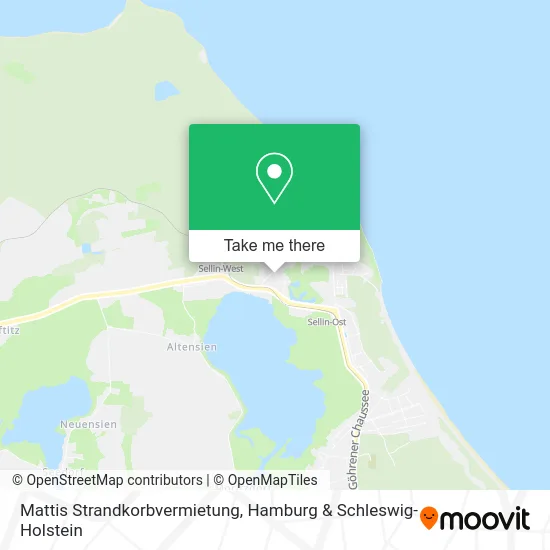 Карта Mattis Strandkorbvermietung