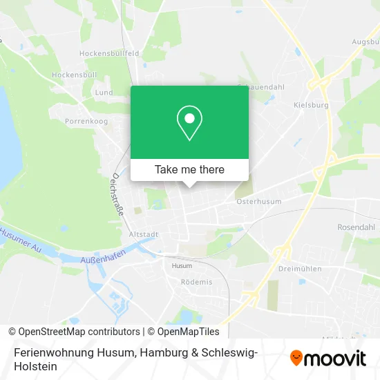 Карта Ferienwohnung Husum