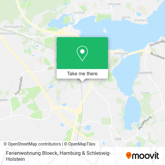 Карта Ferienwohnung Bloeck