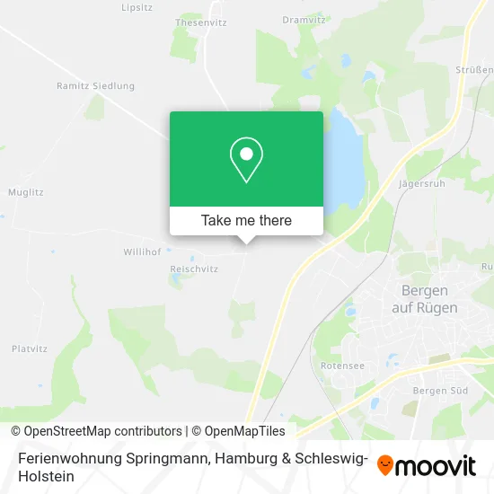 Карта Ferienwohnung Springmann