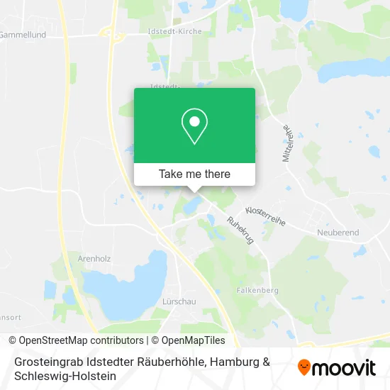 Карта Grosteingrab Idstedter Räuberhöhle