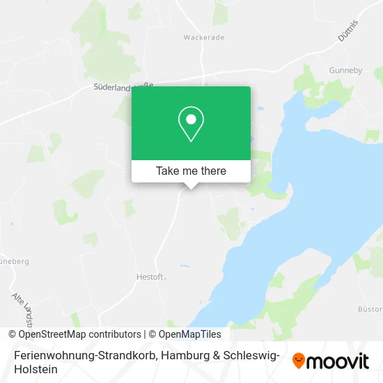 Карта Ferienwohnung-Strandkorb