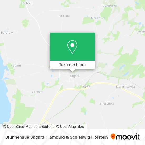 Brunnenaue Sagard map