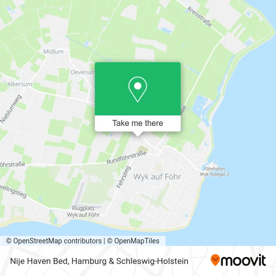 Карта Nije Haven Bed