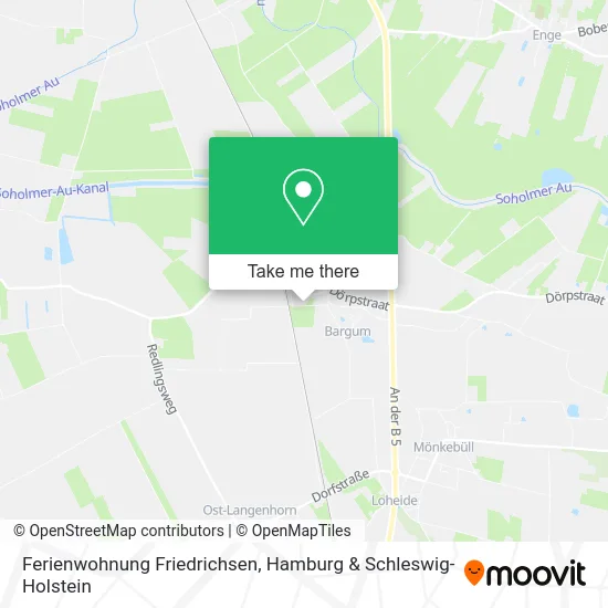 Карта Ferienwohnung Friedrichsen