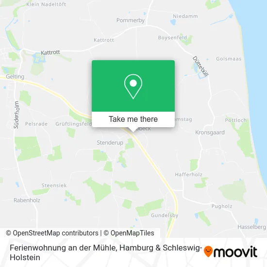 Карта Ferienwohnung an der Mühle