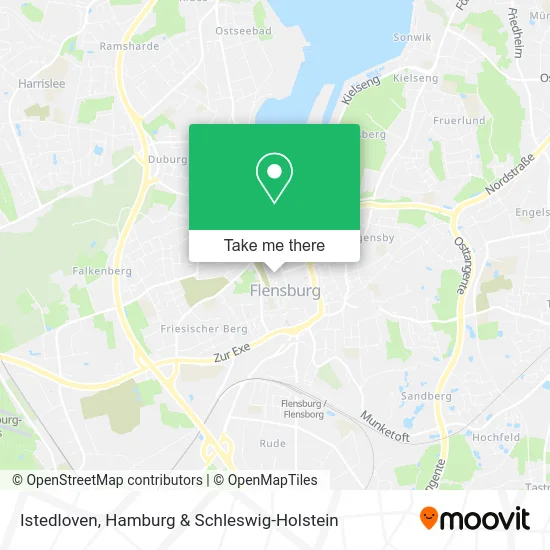 Карта Istedloven