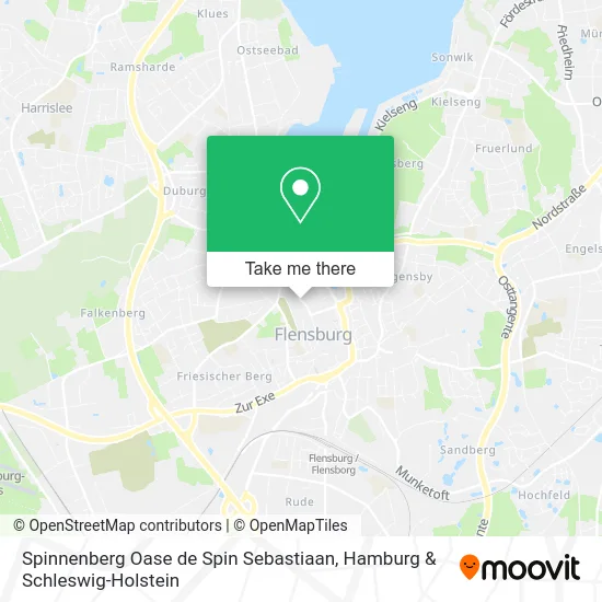 Карта Spinnenberg Oase de Spin Sebastiaan