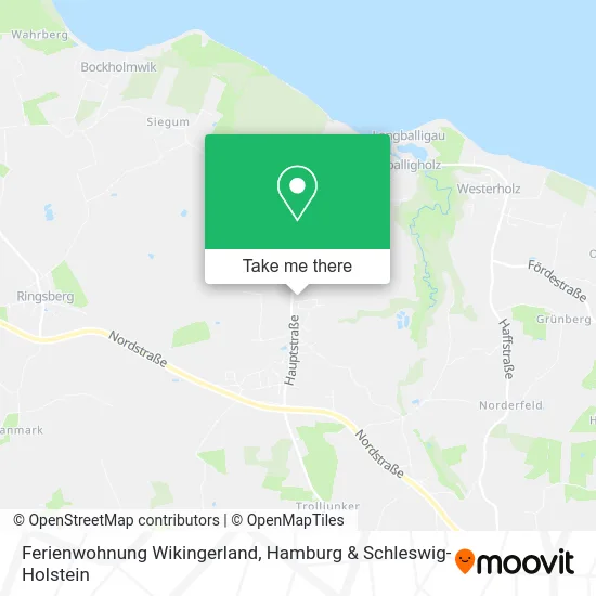 Ferienwohnung Wikingerland map