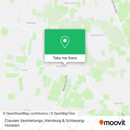 Карта Clausen Vermietungs