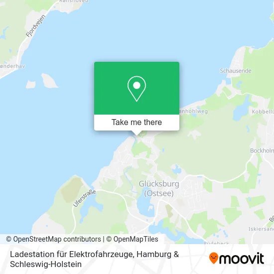 Карта Ladestation für Elektrofahrzeuge