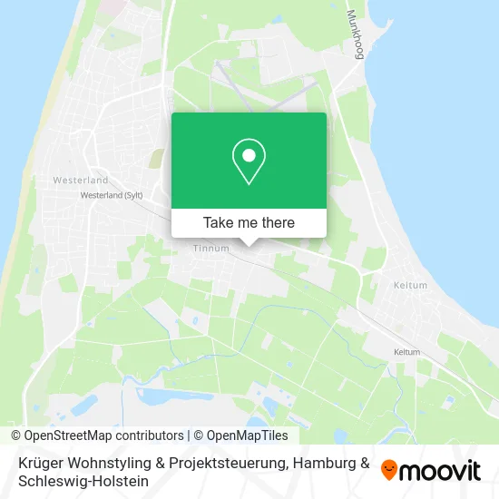 Карта Krüger Wohnstyling & Projektsteuerung