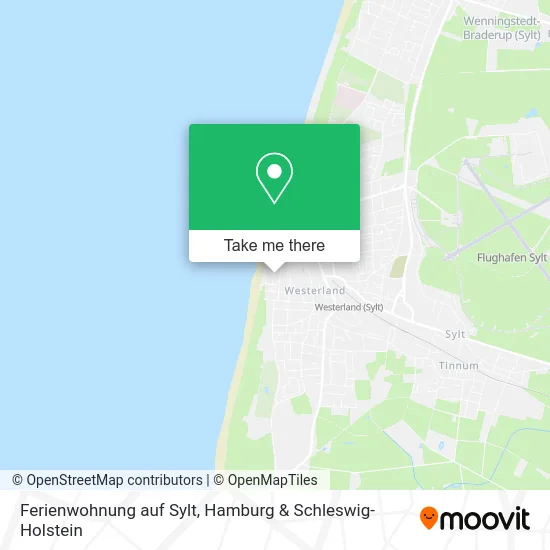 Карта Ferienwohnung auf Sylt