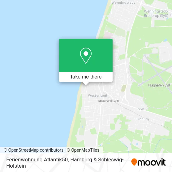 Карта Ferienwohnung Atlantik50