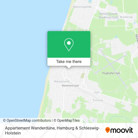 Карта Appartement Wanderdüne
