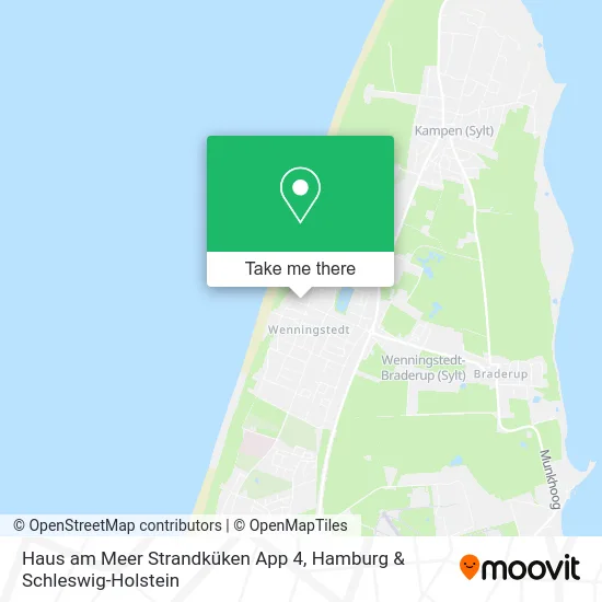 Карта Haus am Meer Strandküken App 4