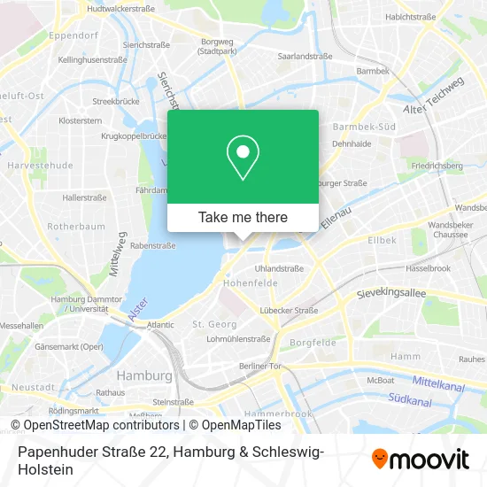 Карта Papenhuder Straße 22