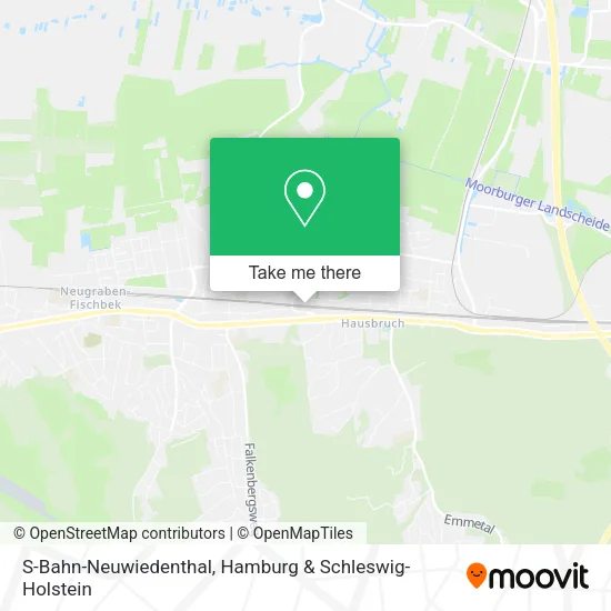Карта S-Bahn-Neuwiedenthal