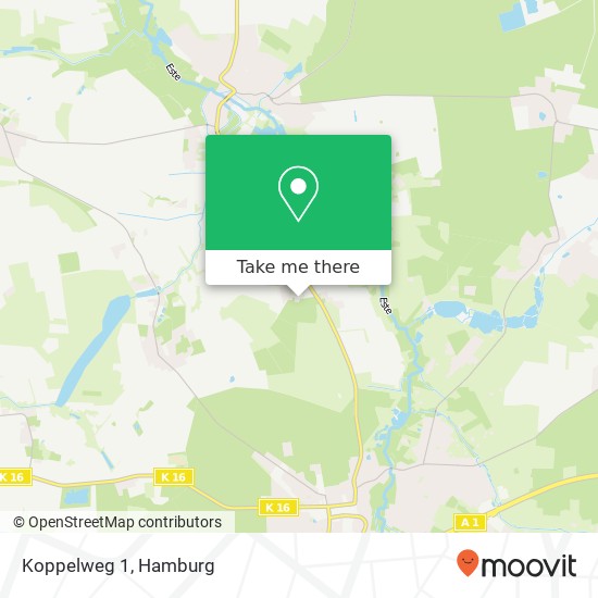 Koppelweg 1 map