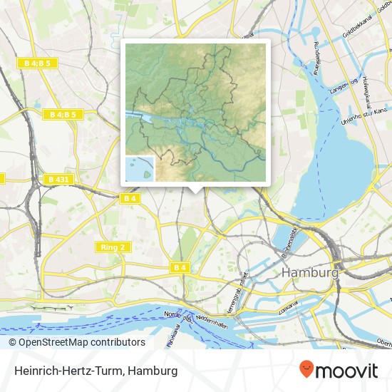 Карта Heinrich-Hertz-Turm