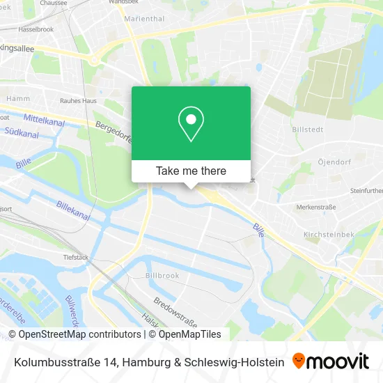 Карта Kolumbusstraße 14