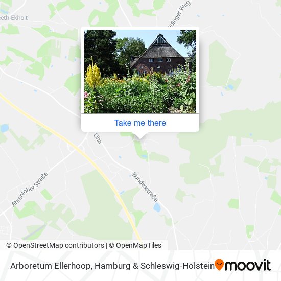 Arboretum Ellerhoop map