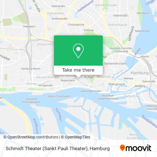 Schmidt Theater (Sankt Pauli Theater) map